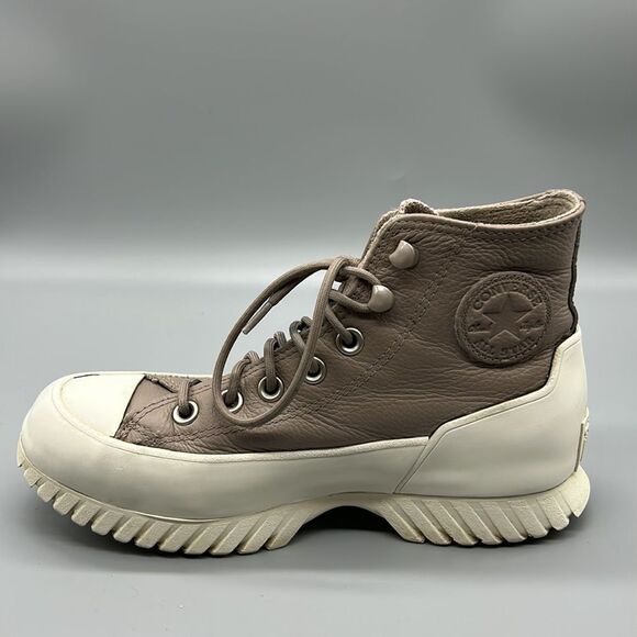 WOMEN'S SIZE 6 CHUCK TAYLOR ALL STAR LUGGED WINTER HIGH 'HUMMUS' - Picture 4 of 10